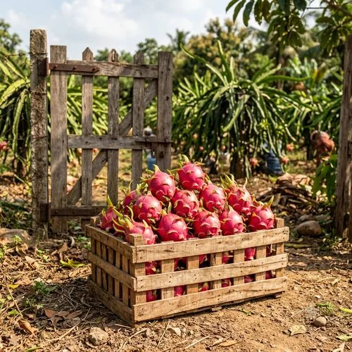 Fresh dragon fruit